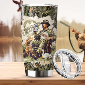 Trump President 2024 Duck Hunting Fat Tumbler TH10 64173