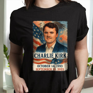 A True Patriot - Justice for Charlie Kirk Dark Shirt HA75 64506