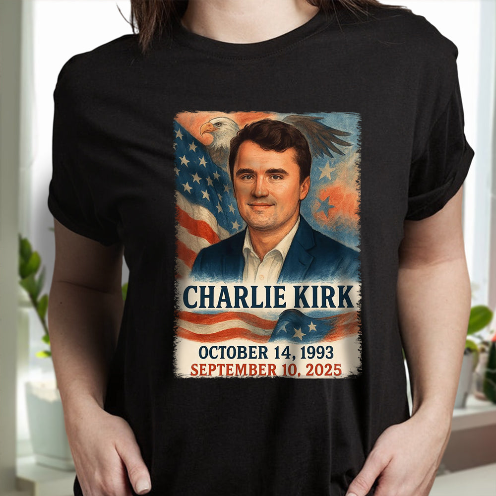 A True Patriot - Justice for Charlie Kirk Dark Shirt HA75 64506
