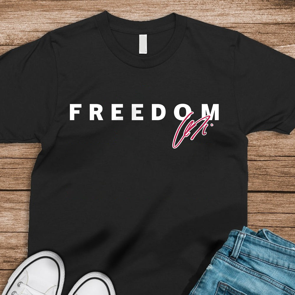 Charlie Kirk Signature Freedom Dark Shirt Remember Charlie Kirk Gifts CH07 67528