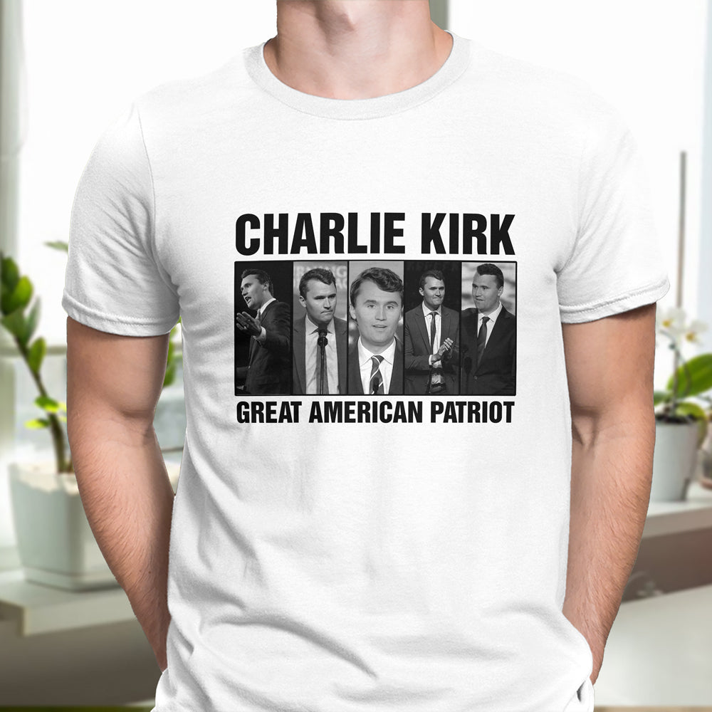 Charlie Kirk Great American Patriot Bright Shirt HA75 64474