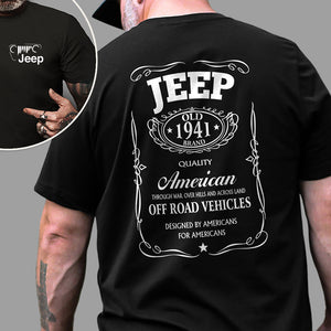 American Off Road Vehicles Back And Front Dark Tee HA75 64346