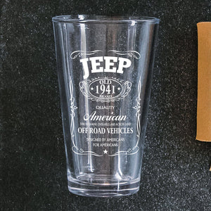 American Off Road Vehicles Print Beer Glass HA75 64354