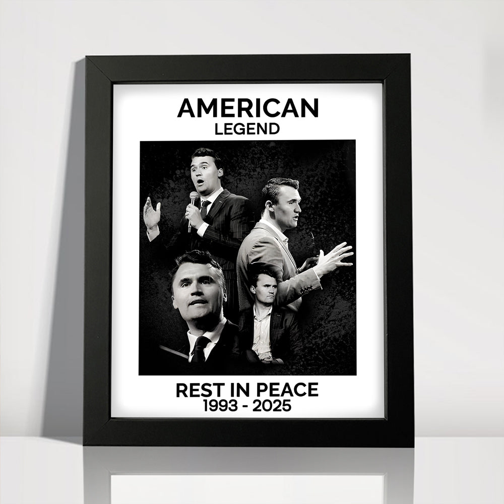 Rest In Piece Charlie Kirk Picture Frame CH07 67522