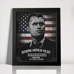 Rest In Peace Charlie Kirk A True Patriot Picture Frame CH07 67538