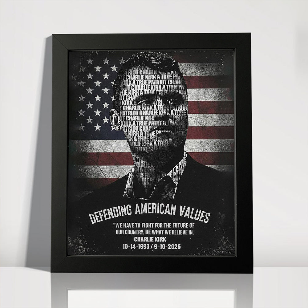 Rest In Peace Charlie Kirk A True Patriot Picture Frame CH07 67538