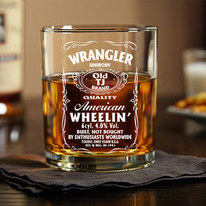 American Wheelin' Whiskey Glass HA75 64344