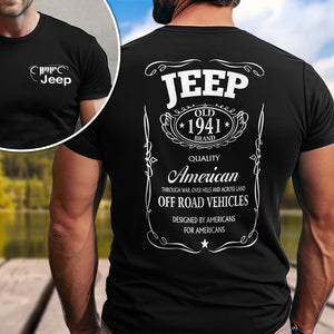 American Off Road Vehicles Back And Front Dark Tee HA75 64346