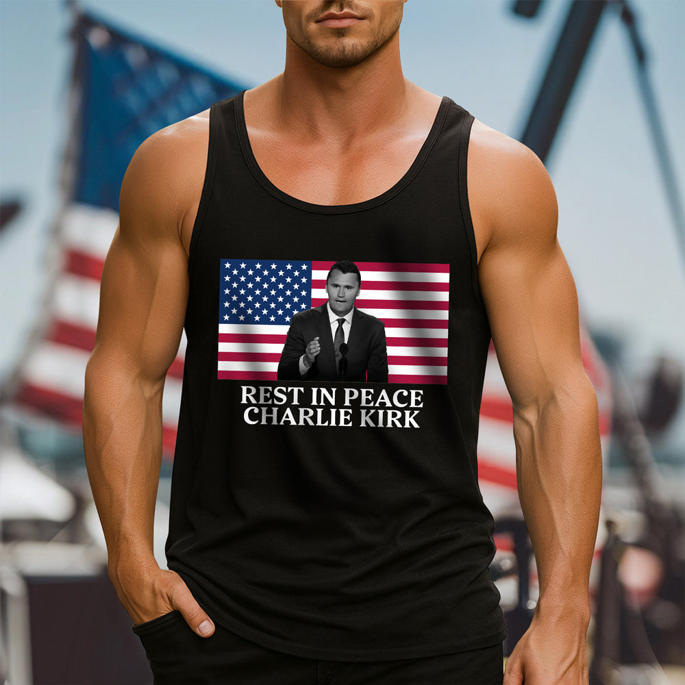 Rest In Peace Charlie Kirk Tanktop CH07 67378