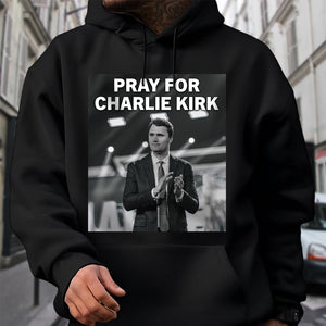 Pray For Charlie Kirk Dark Shirt CH07 67462