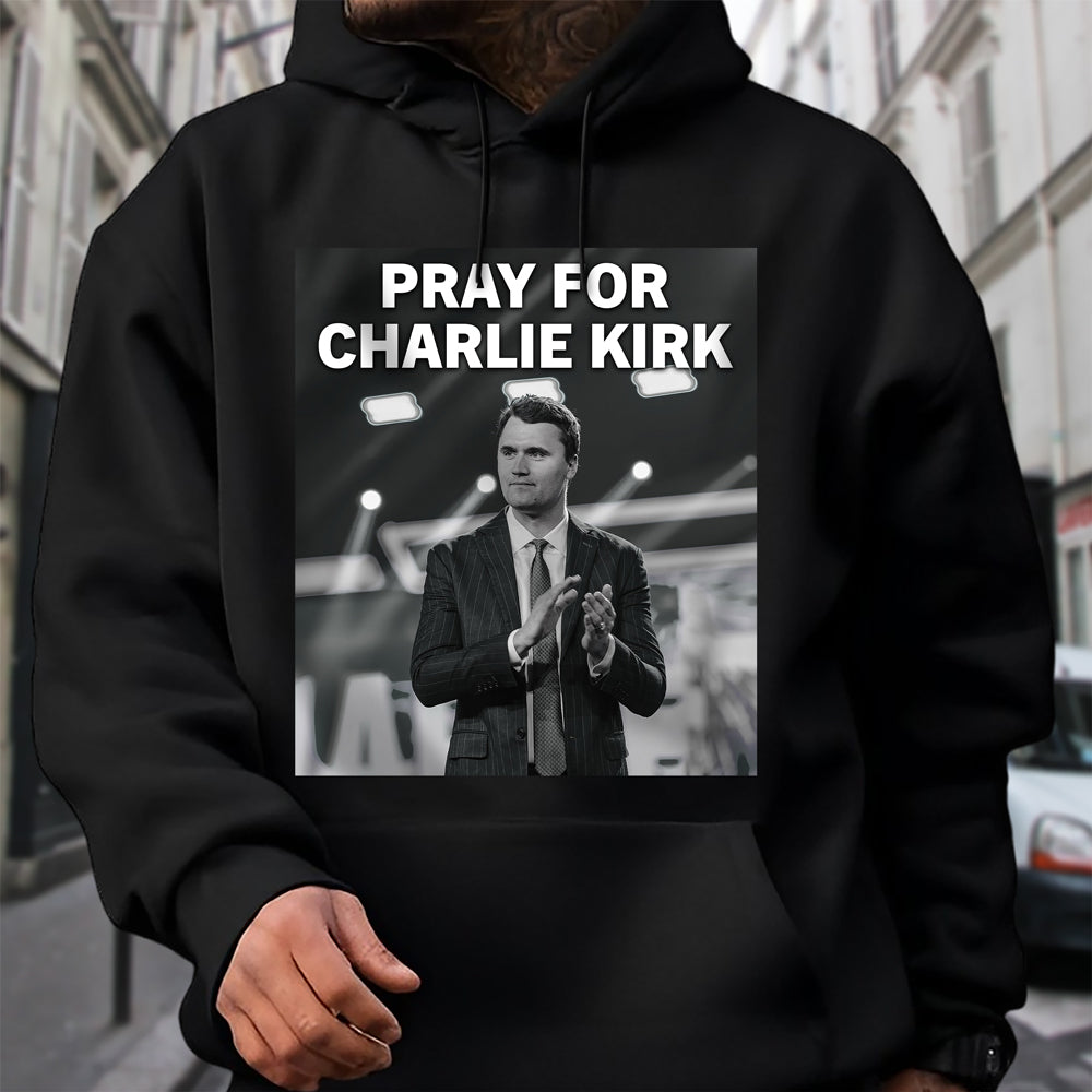 Pray For Charlie Kirk Dark Shirt CH07 67462