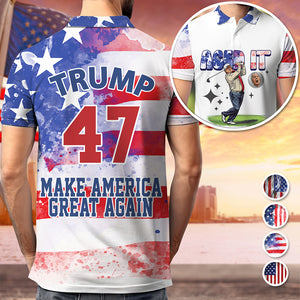 Aced It Trump 2024 Polo Shirt TH10 63431