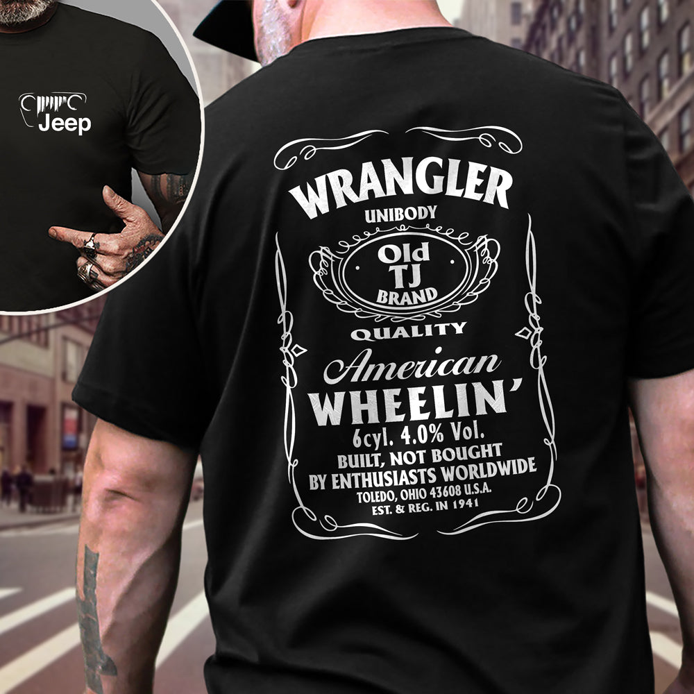 American Wheelin' Back And Front Dark Tee HA75 64342