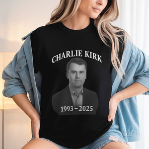 Charlie Kirk Memorial Dark Shirt TH10 64401