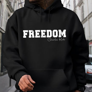 Freedom Charlie Kirk Dark Shirt HA75 64540