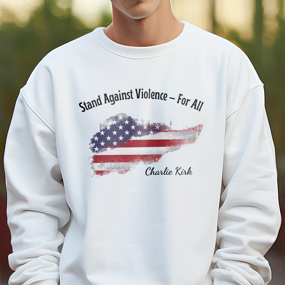 Stand Against Violence For All - Charlie Kirk Bright Shirt HO82 65940