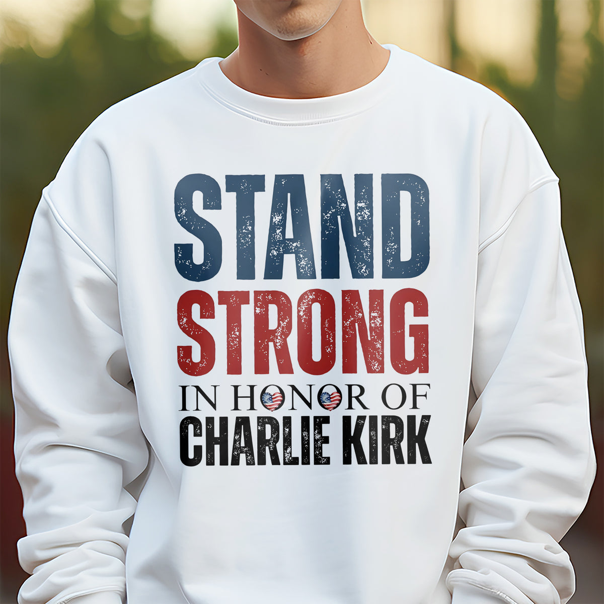 Stand Strong, In Memory Of Charlie Kirk Bright Shirt HO82 65914