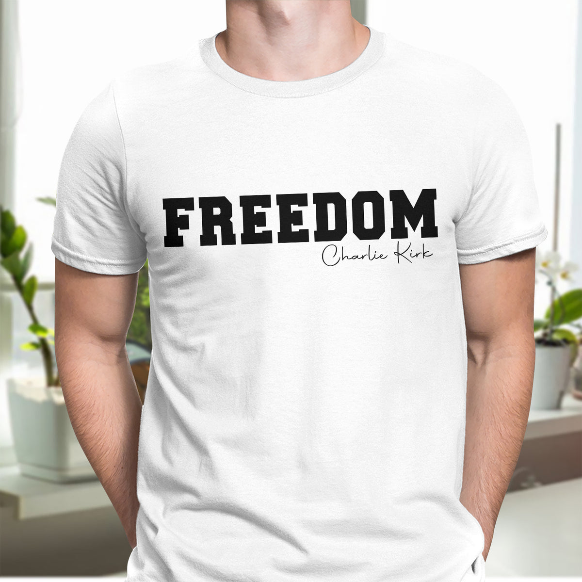 Freedom Charlie Kirk Bright Shirt HA75 64538
