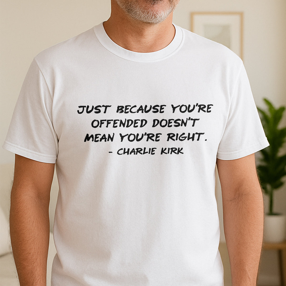 Charlie Kirk Minimalist Famous Quote, Free Speech Conservative Political Truth Bright Shirt HA75 64512