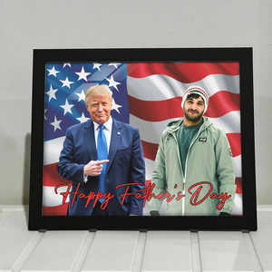 Personalize Custom Photo With Trump Happy Mother's Day Picture Frame TH10 64357