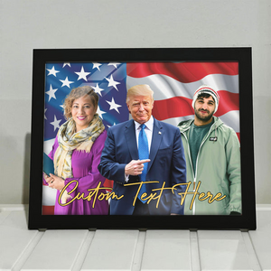 Personalize Custom Photo With Trump Happy Mother's Day Picture Frame TH10 64357