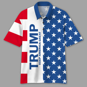 Trump Keep America Great Polo Shirt TH10 N304 62823