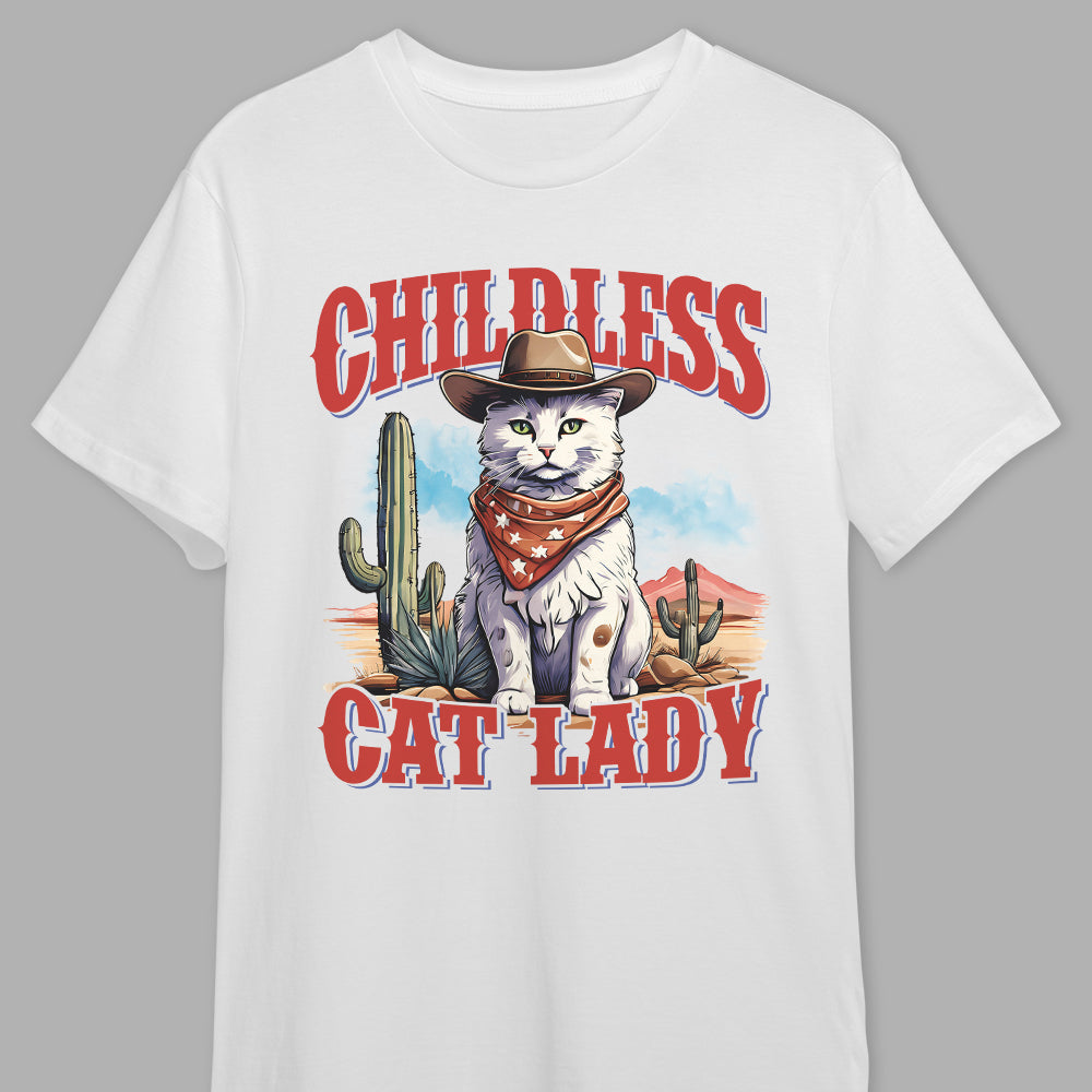 Kamala Harris 2024 Childless Cat Lady Democrat Bright Shirt HO82 63416