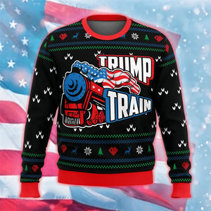 2024 Donald Trump 3D Printed Sweatshirt USA Patriotic Unisex Jumper Sweater America Men Pullover Ugly Xmas Sweaters Female Tops