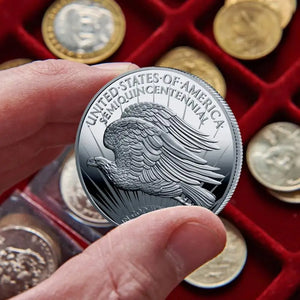 2024 President Donald Trump Silver Plated EAGLE Commemorative Coin Donald Trump Of US President Coin