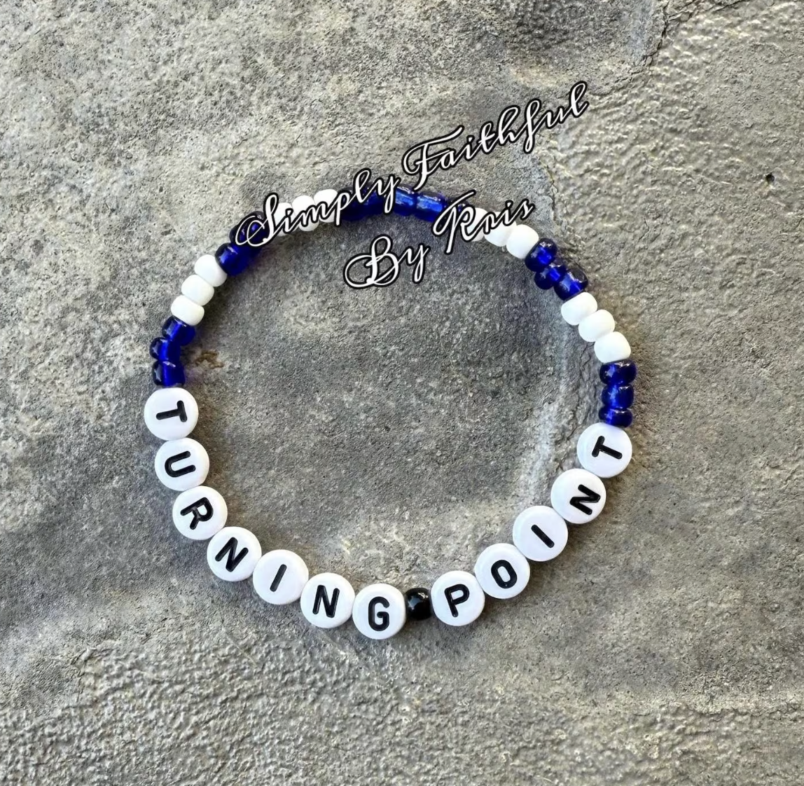 Charlie Kirk Turning Point Freedom Bracelets LM32 65773