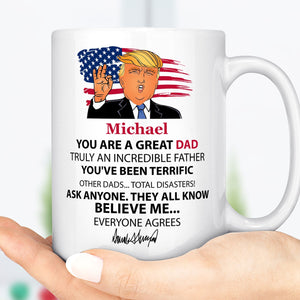 Trump Mug Personalized Custom Family Mug Gift For Dad Mom - GOP 63577