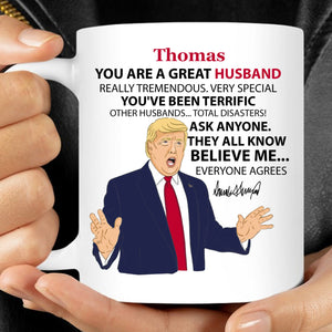 Trump 2024 Father's Day Mug Personalized Family Mug Gift For Dad - GOP 63537