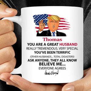 Trump Mug Personalized Custom Family Mug Gift For Dad Mom - GOP