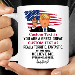 Great Grandpa Great Dad Coffee Trump Mug - GOP