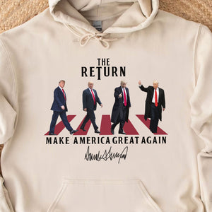 The Return MAGA Shirt | Donald Trump Homage Shirt | Donald Trump Fan Tees C898 Bright - GOP