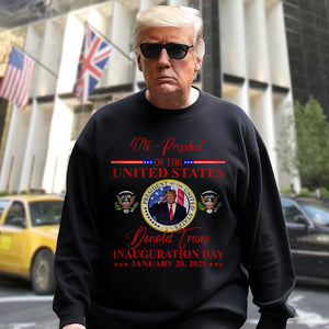 President Donald Trump Inauguration Day 2025 Dark Shirt HO82 65634