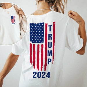 Trump 2024 With America Flag Shirt K228 62431