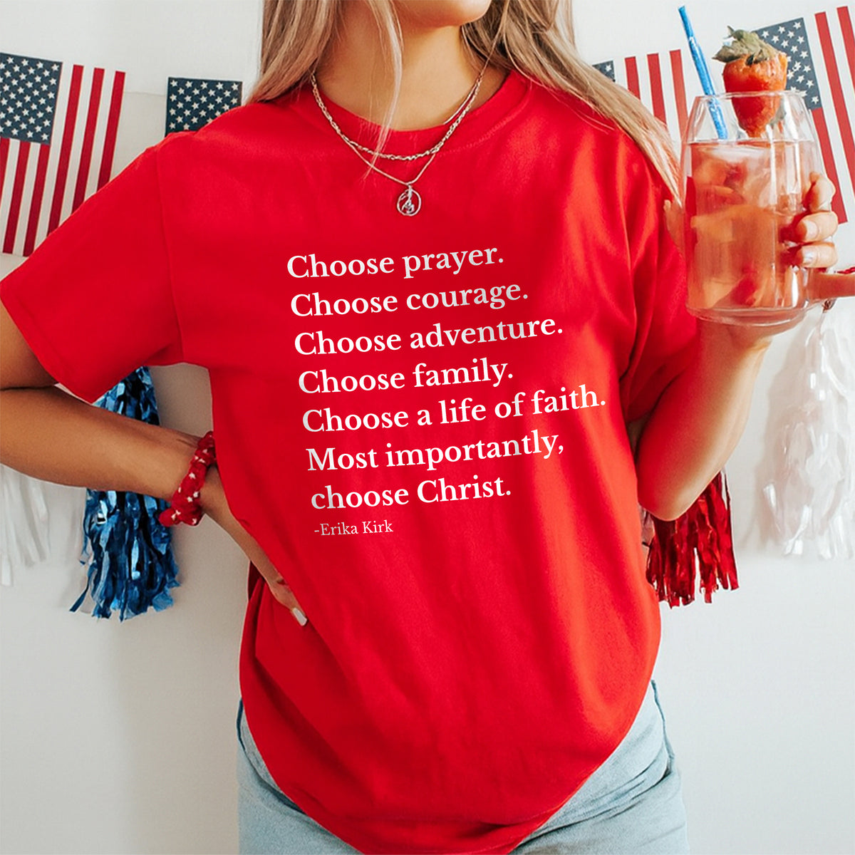 Charlie Kirk Choose A Life Of Faith Shirt TH10 64559