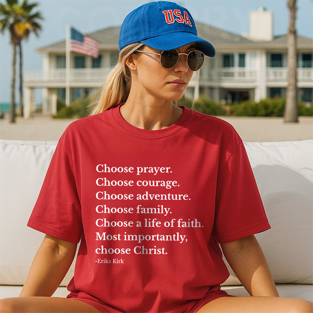 Charlie Kirk Choose A Life Of Faith Shirt TH10 64559