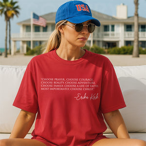 Charlie Kirk Choose A Life Of Faith Shirt TH10 64561