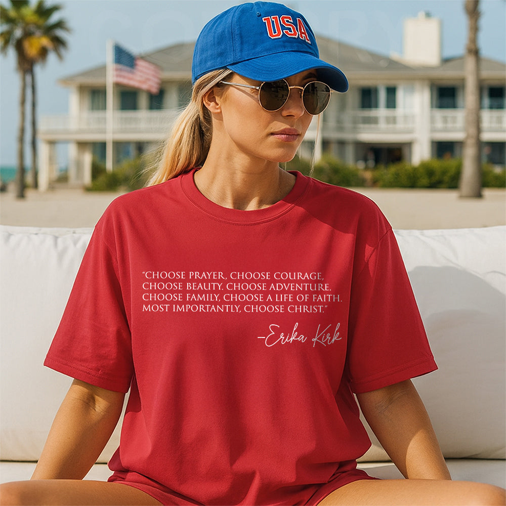 Charlie Kirk Choose A Life Of Faith Shirt TH10 64561