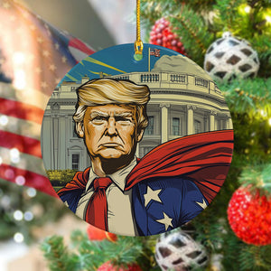 Donald Trump Hero For USA Ceramic Ornament HO82 65382