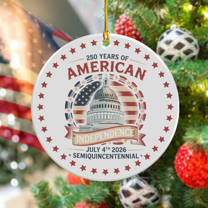 250 Years Of America Ceramic Ornament TH10 894663