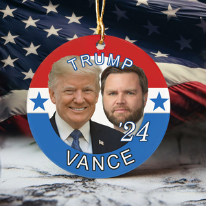 Trump Vance 24 Ceramic Ornament, Christmas Gift Idea DM01 63257