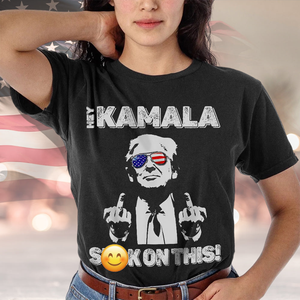 Hey Kamala S**k On This Political Shirt HA75 63392