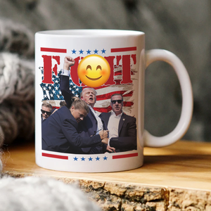 Trump F**ht I Stand With Trump Mug HA75 63178