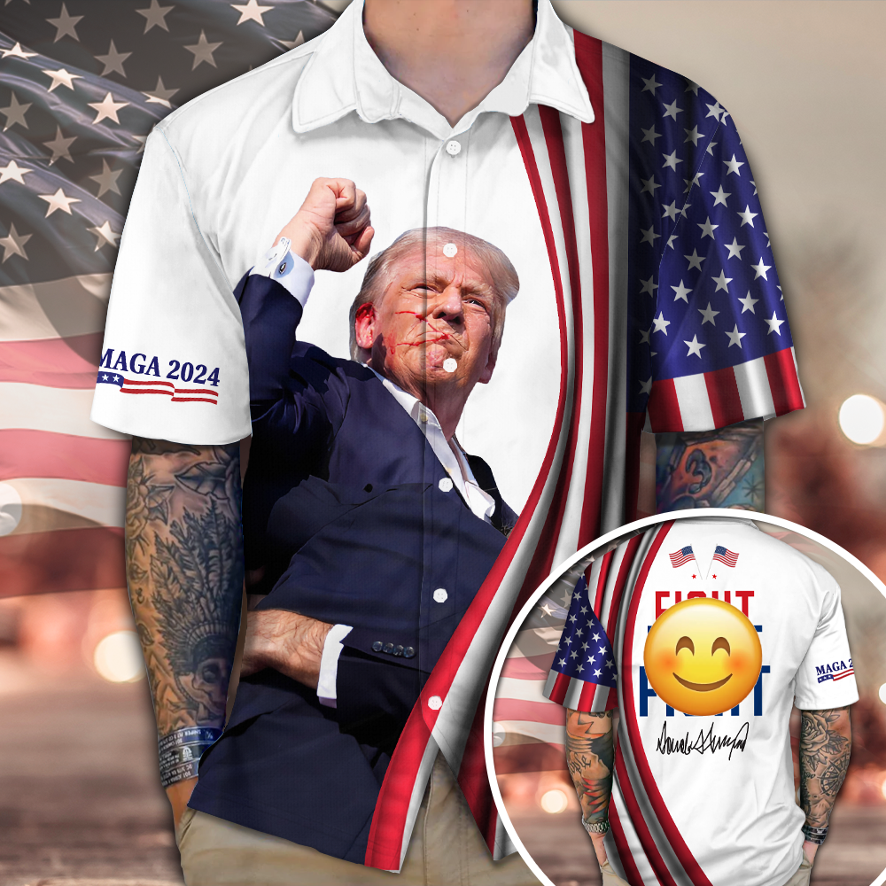 F**ht For Trump Maga 2024 Hawaii Shirt N304 HA75 63122