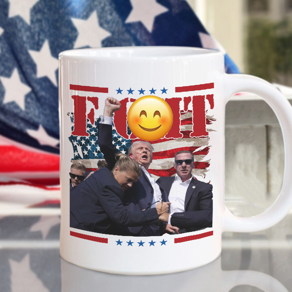 Trump F**ht I Stand With Trump Mug HA75 63178