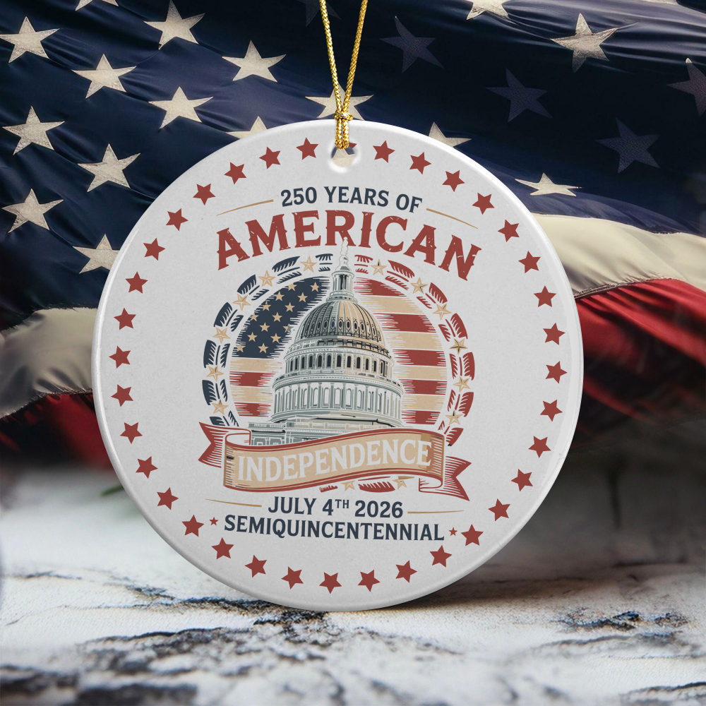 250 Years Of America Ceramic Ornament TH10 894663