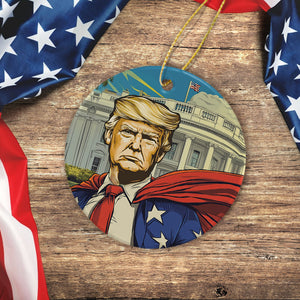 Donald Trump Hero For USA Ceramic Ornament HO82 65382